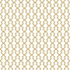 Obraz premium Golden mesh seamless pattern. Subtle vector abstract geometric lace ornament