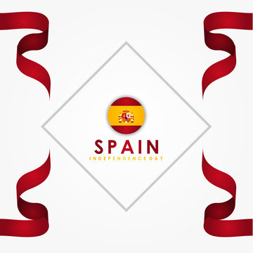 Premium Vector  Vector template for a welcome champ language spanish  welcome on the red ribbon