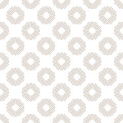 Subtle floral seamless pattern. Vector abstract texture with flowers, peonies