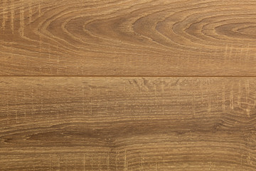 Close-up of dark brown laminate floor covering