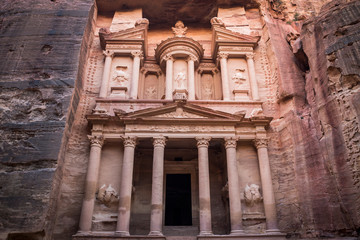 Al-Khazneh, also known as The Treasury in Petra, Ma'an Governorate, Jordan