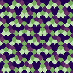 Abstract seamless pattern. Colorful geometric background with fish scale.