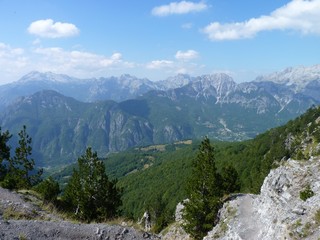 Fototapeta na wymiar The Accursed Mountains, Albania