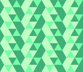 Abstract seamless pattern. Colorful geometric background with triangles.