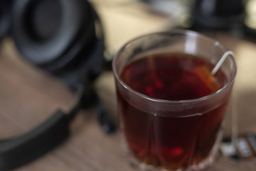 Work break for lunch. Office workplace. Work lifestyle concept. selective focus