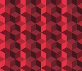 Abstract seamless background pattern with colorful cubes. Mosaic texture for prints, textile, fabric, package, cover, greeting cards.