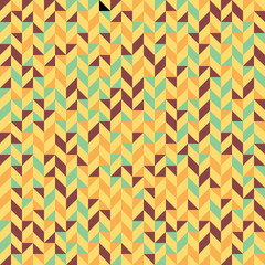 Colorful seamless pattern with triangles. Low poly geometric background.