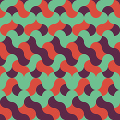 Abstract seamless background pattern with colorful fish scale. Mosaic texture for prints, textile, fabric, package, cover, greeting cards.