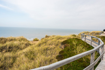 Footpath through dunes