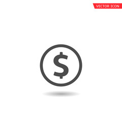 Dollar vector icon