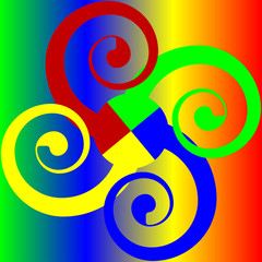 Vector watercolor wreath with colorful rainbow drops. Frame with motivation quote.