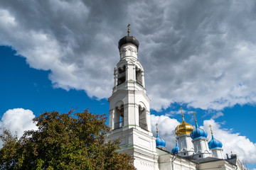 The Church of Resurrection in the Ashitkovo. Nizhny Novgorod architecture. 19-th century Ashitkovo, Voskresensk urban district, Moscow region