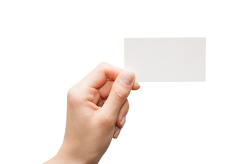 Obraz premium empty business card