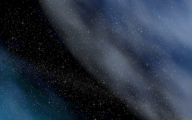 Obraz premium Colorful and beautiful space background. Outer space. Starry outer space texture. 3D illustration