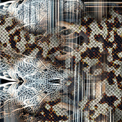 Fototapeta na wymiar Leopard Pattern. Leopard Print. Leopard Texture. Leopard background. Animal Skin For Textile Print, Wallpaper.Geometric And Ethnic Animal Texture Art Abstract Background. Scarf, Print, Fabric