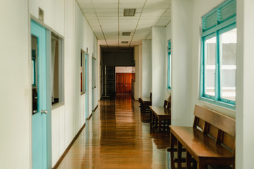 interior of modern building
