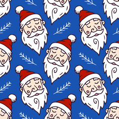 Christmas and Winter Decorative Seamless Pattern