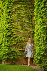 Fototapeta premium woman walking in the park