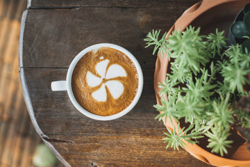 Cappuccino in the Garden