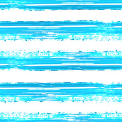Blue brush strokes striped pattern