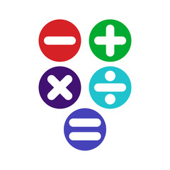 Fototapeta premium Learning Numbers Set for Kids Vector Template Design Illustration