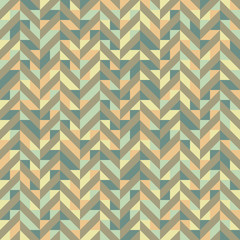 Colorful seamless pattern with triangles. Low poly geometric background.