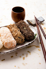 Hangwa is a traditional Korean cookie.