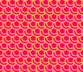 Abstract seamless background pattern with colorful knots. Mosaic texture for prints, textile, fabric, package, cover, greeting cards.