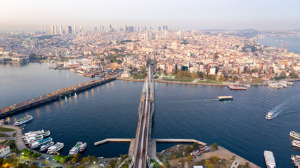 Fototapeta premium aerial view of istanbul