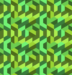 Abstract seamless pattern. Colorful geometric background with hexagons.
