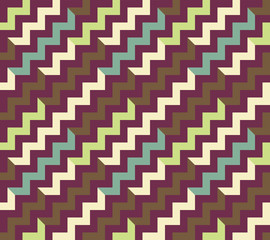 Abstract seamless background pattern with colorful triangles. Mosaic texture for prints, textile, fabric, package, cover, greeting cards.