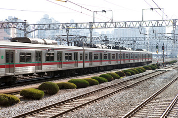 Obraz premium Subway in Seoul, South Korea.