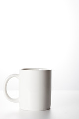 Mug on white background.