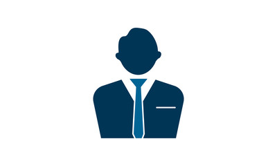 Businessman icon for corporate and professional roles