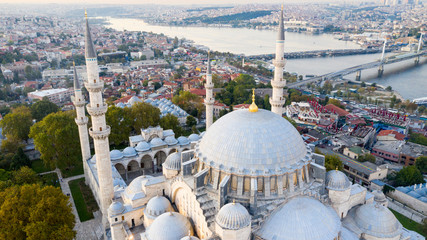 Naklejka premium aerial view of istanbul