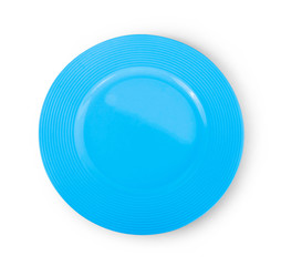 empty plate isolated on white background