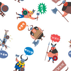 Viking Seamless Pattern