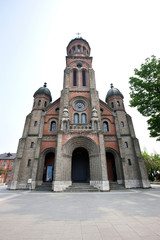 Fototapeta na wymiar Jeondong Catholic Church is a famous cathedral in Jeonju-si.