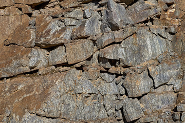 Stones texture and background. Rock texture red colors.