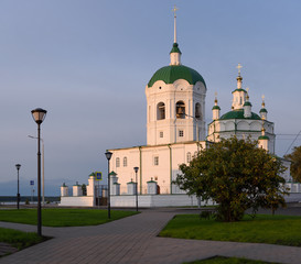 The Epiphany Cathedral of the city of Yeniseisk, Russia