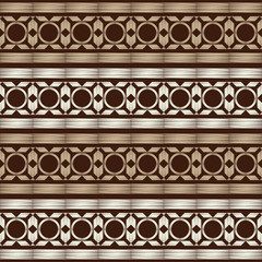 Polka dots seamless pattern. Mosaic of ethnic figures. Patterned texture. Geometric background. Can be used for wallpaper, textile, invitation card, wrapping, web page background.