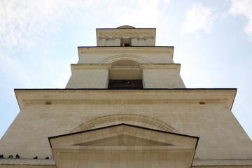 church tower in moldova