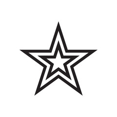 star icon vector flat design