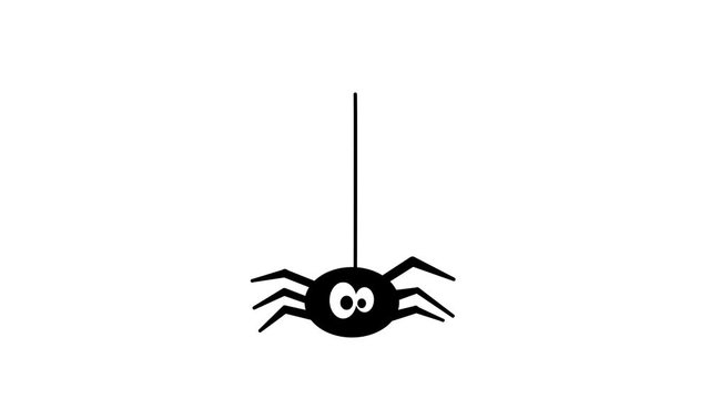 Cartoon style spider. Halloween. 