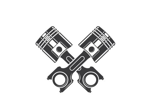 piston vector icon illustration design