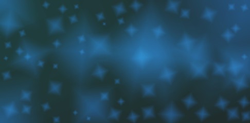 abstract blue background with stars