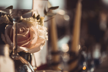 wedding bouquet of roses