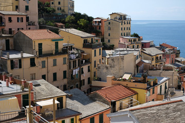 Riomaggiore, wunderschönes Städtchen in der Cinque Terre Region in Italien