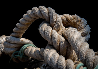 Ship mooring strong rope
