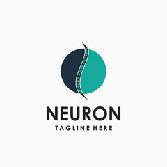 The concept of the Neuron logo. Logos available in Eps vectors. - Vector